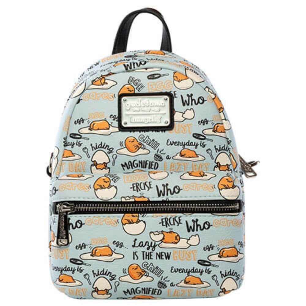 Like New! Sanrio X Loungefly Gudetama Yhe Lazy Egg Mini Backpack
